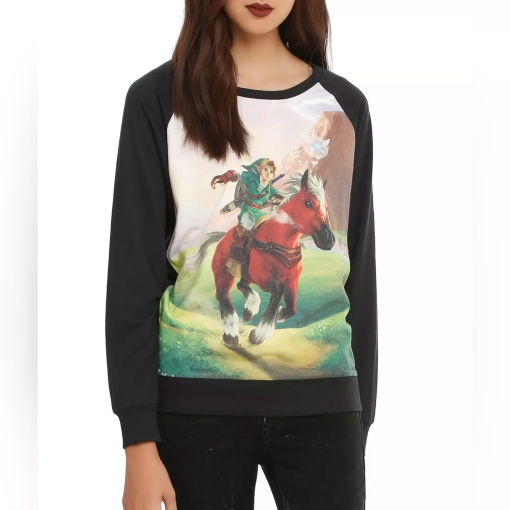 The Legend of Zelda Ocarina of Time Graphic Long Sleeve